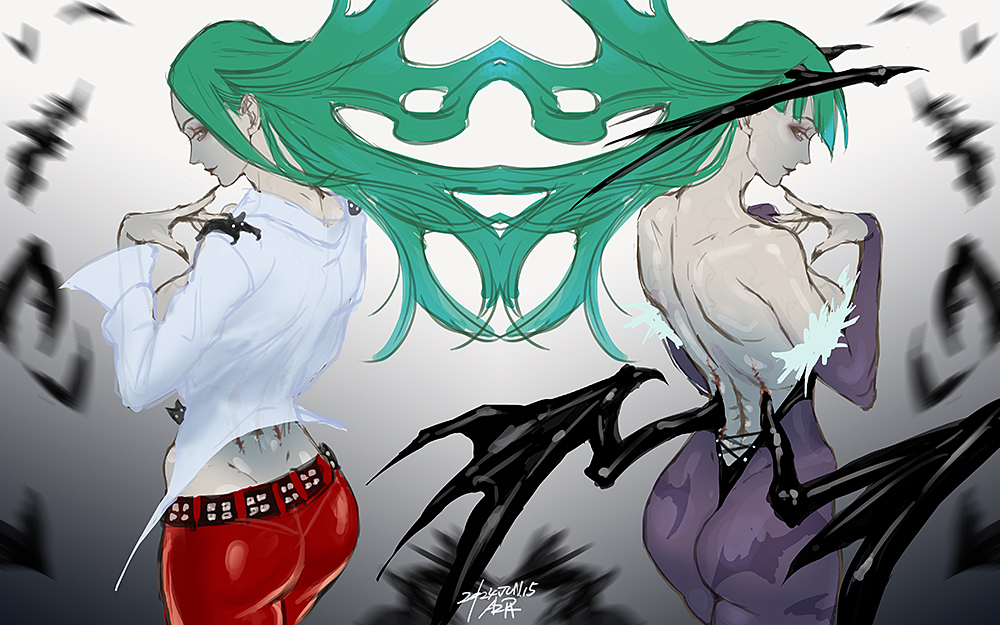 Morrigan Aensland (Darkstalkers) Rule 34 Image