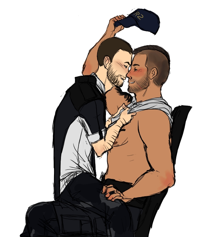 James Vega (Mass Effect) Rule 34 Image