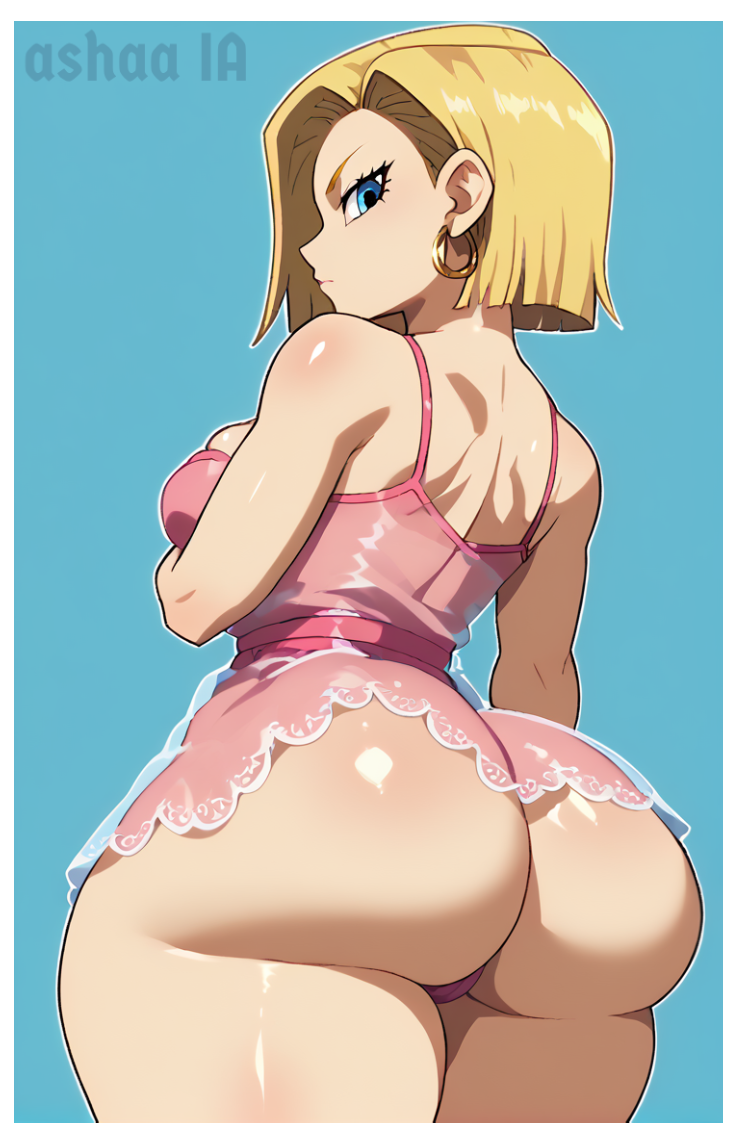 Android 18 (Dragon Ball) Rule 34 Image