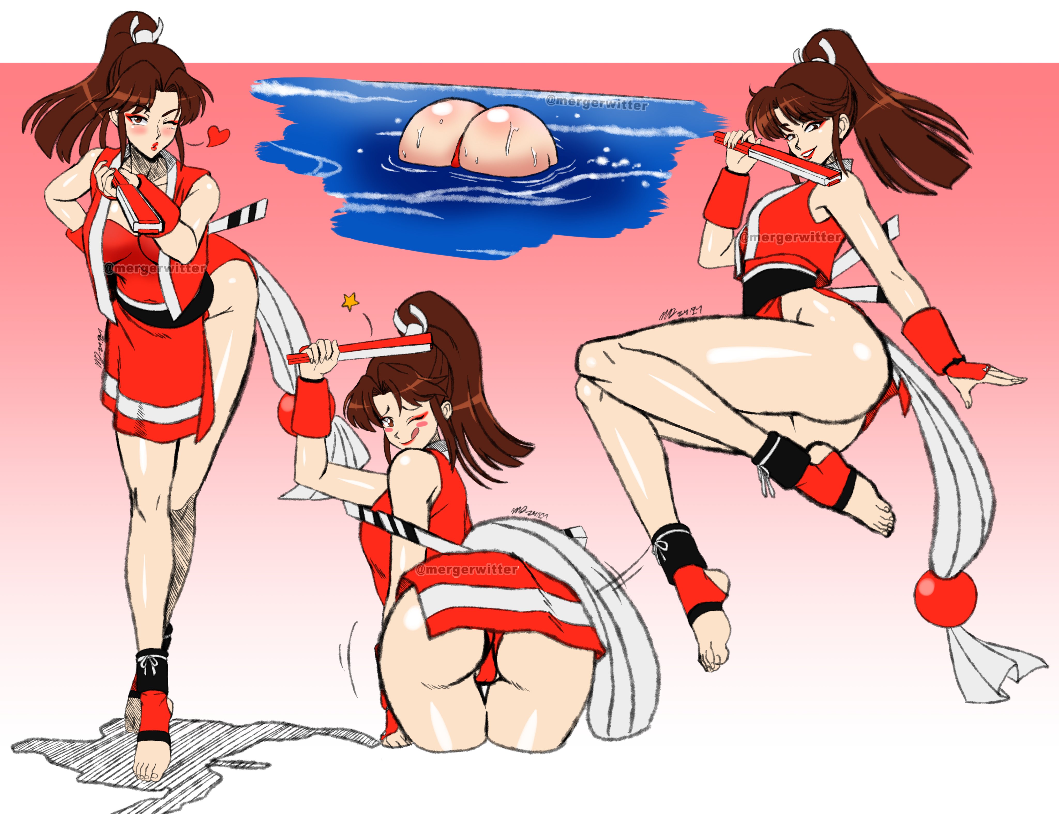Mai Shiranui (Fatal Fury) Rule 34 Image