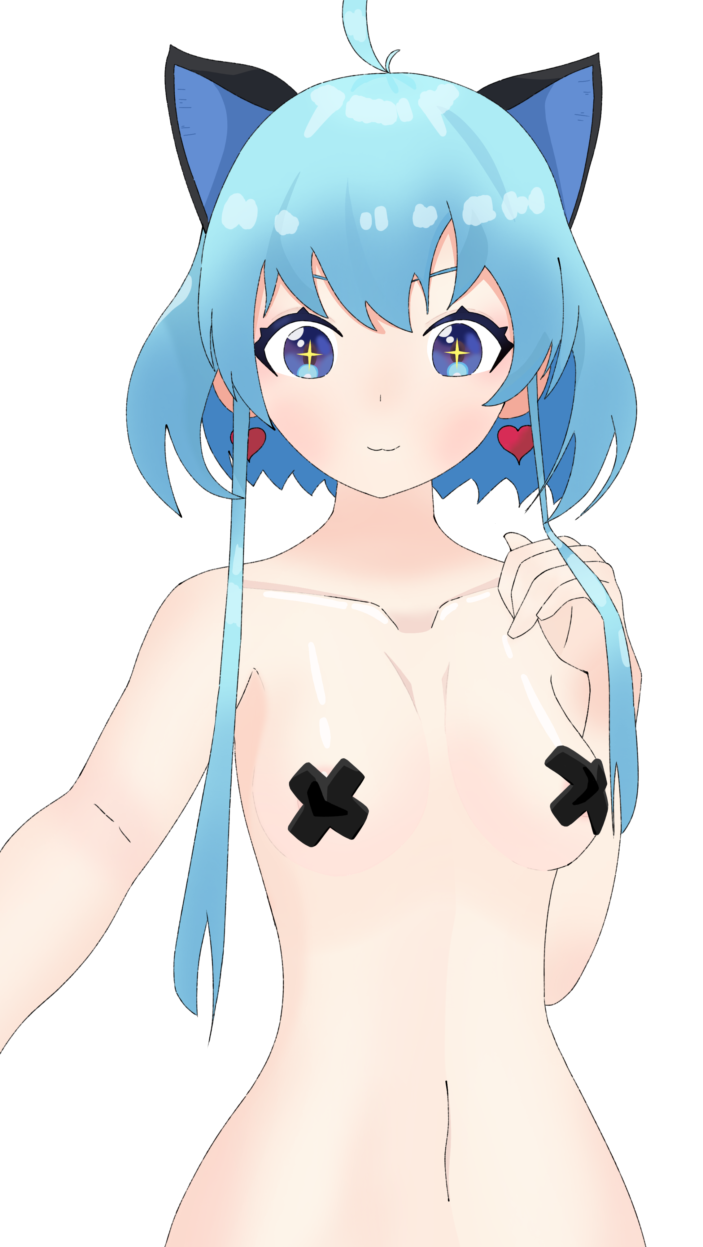 Blue Hair Rule 34 Image