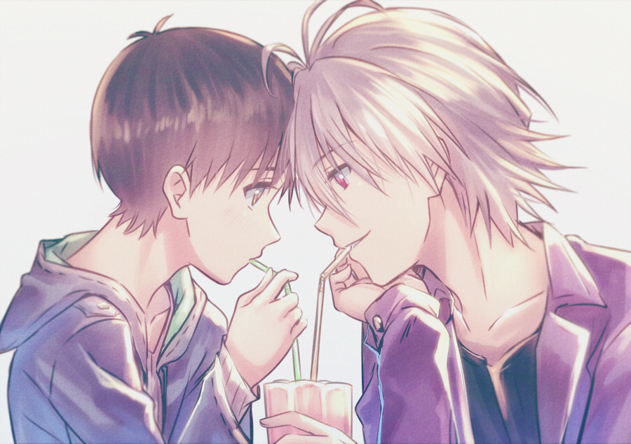 Ikari Shinji (Nagisa Kaworu) Rule 34 Image