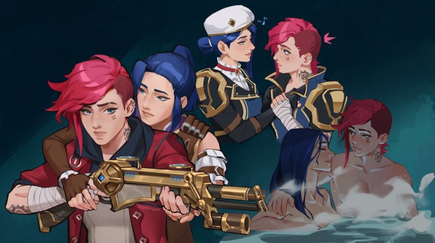 Arcane Caitlyn (Arcane: League Of Legends) Rule 34 Image