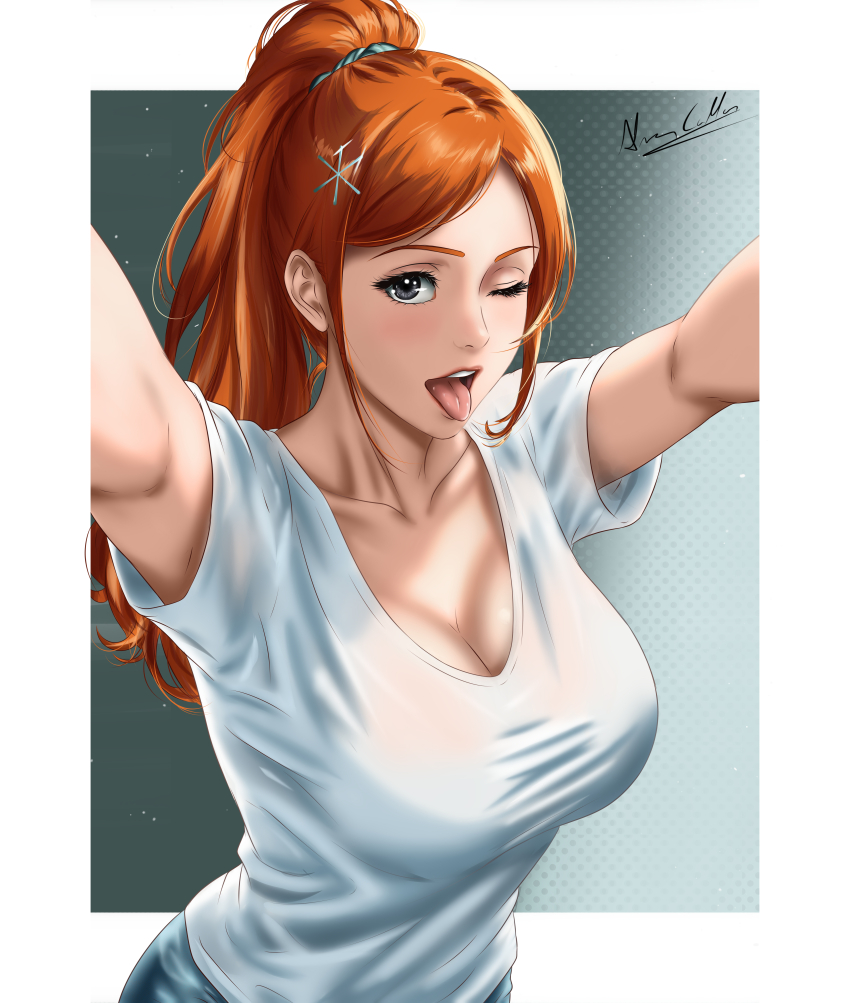 Inoue Orihime (Bleach) Rule 34 Image