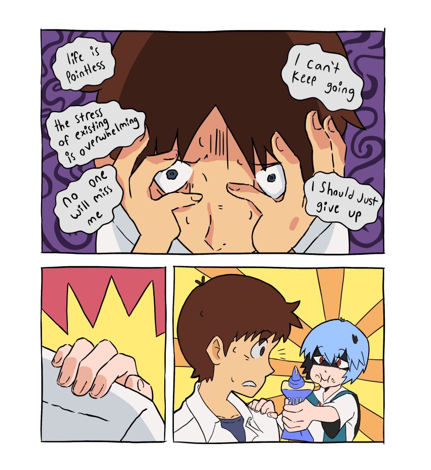 Ayanami Rei (Neon Genesis Evangelion) Rule 34 Image