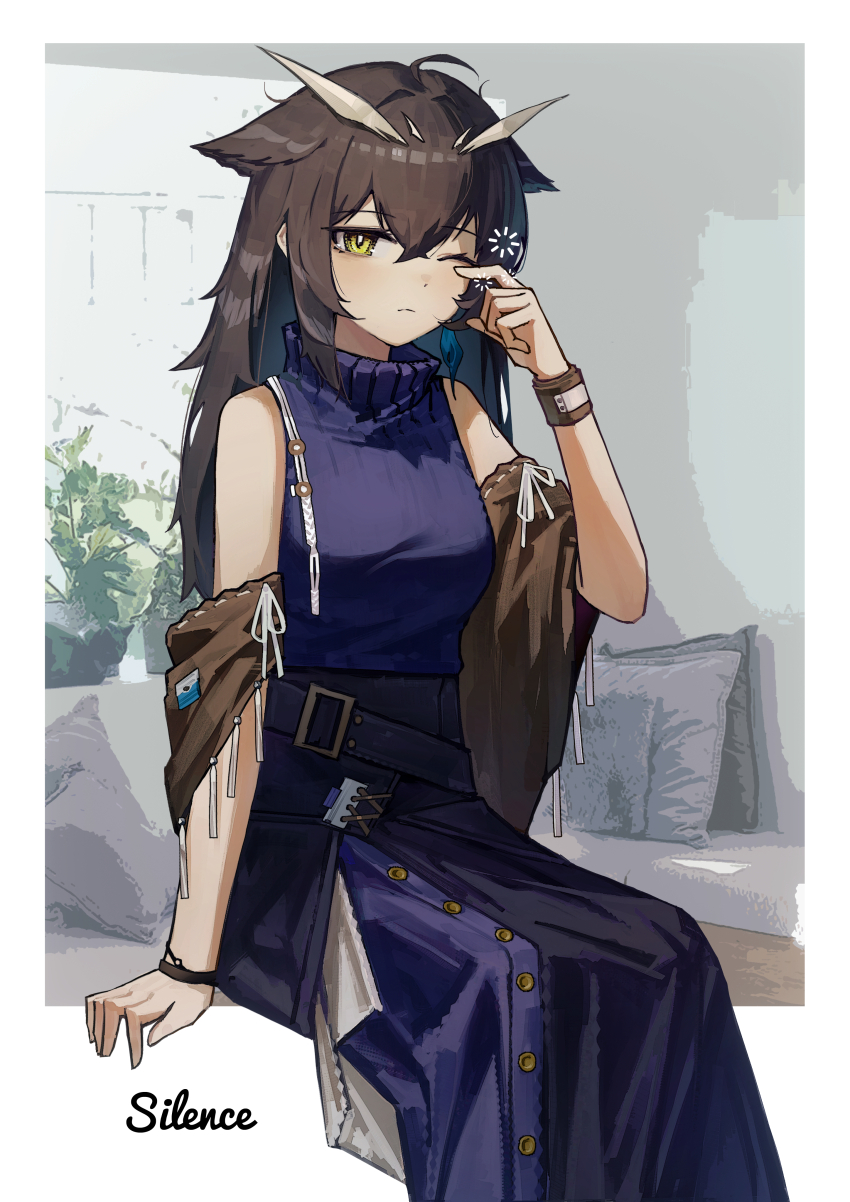 Silence (Arknights) Rule 34 Image