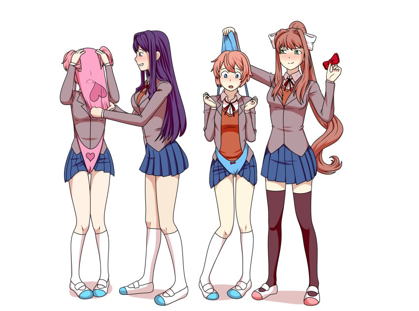 Monika (Doki Doki Literature Club) Rule 34 Image