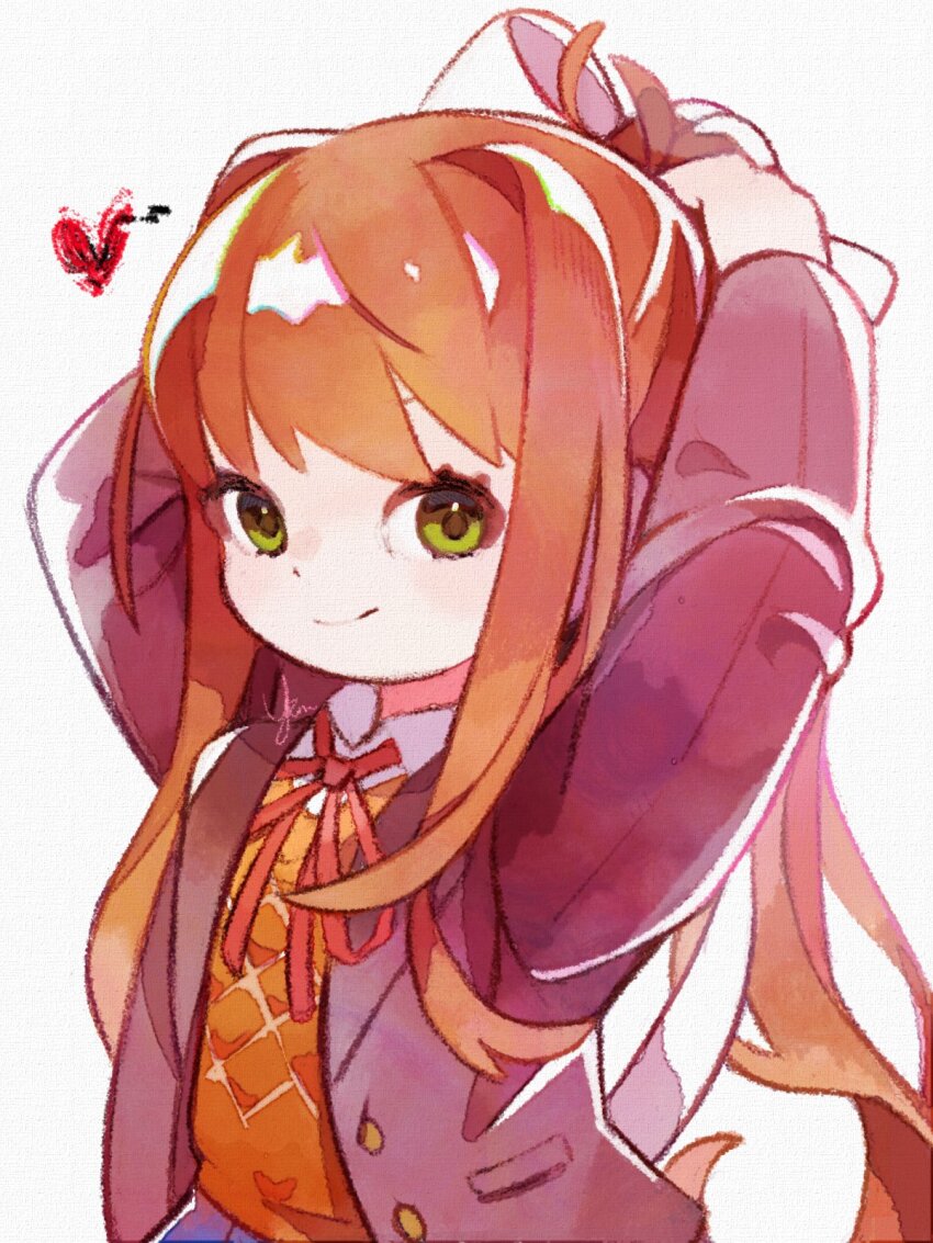 Monika (Doki Doki Literature Club) Rule 34 Image