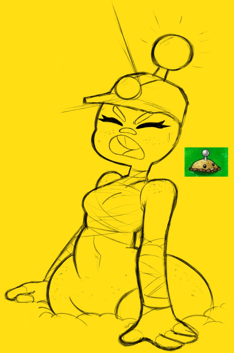 Potato Mine (Pvz) Rule 34 Image