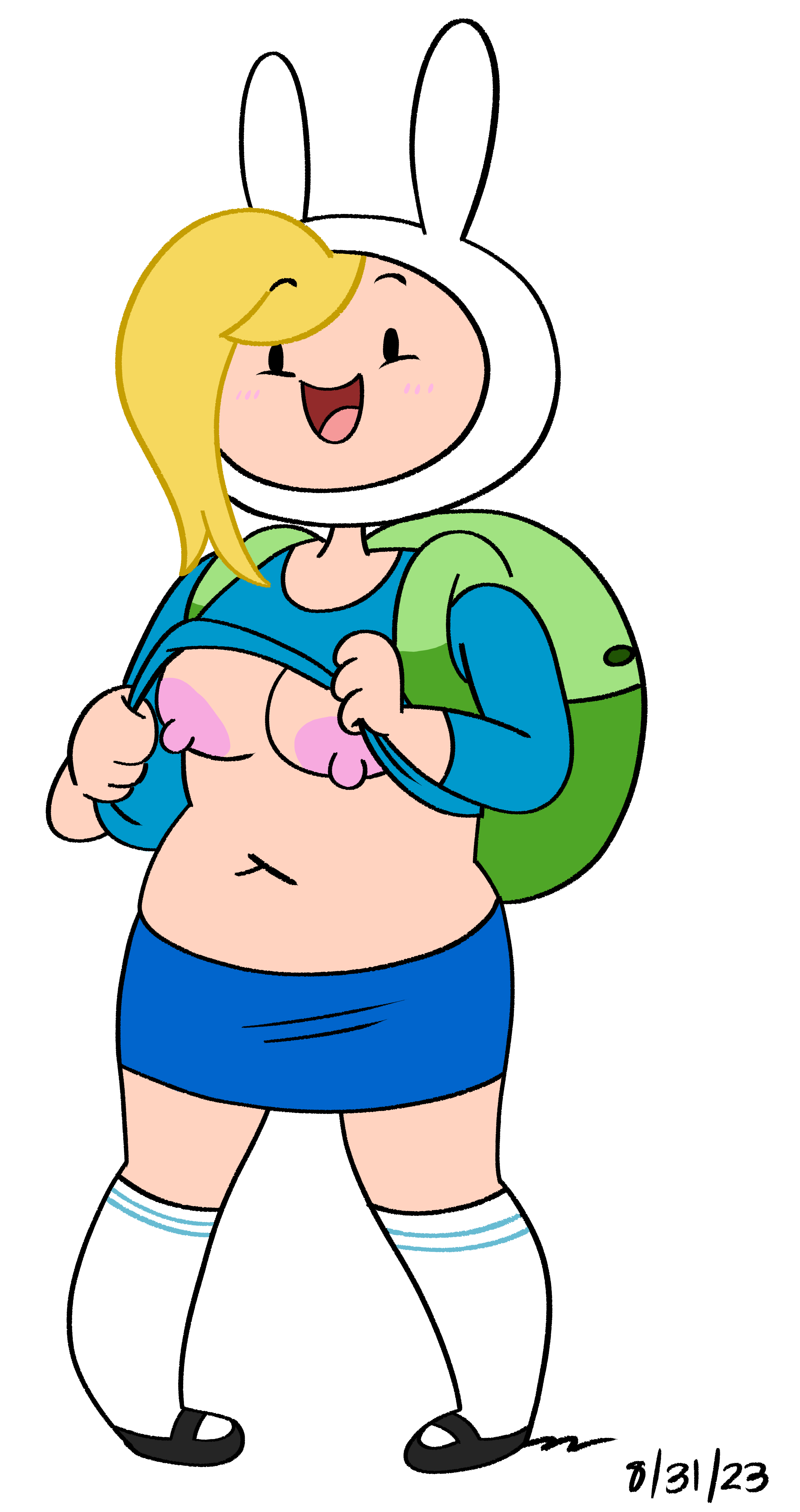 Fionna The Human Girl (Adventure Time) Rule 34 Image