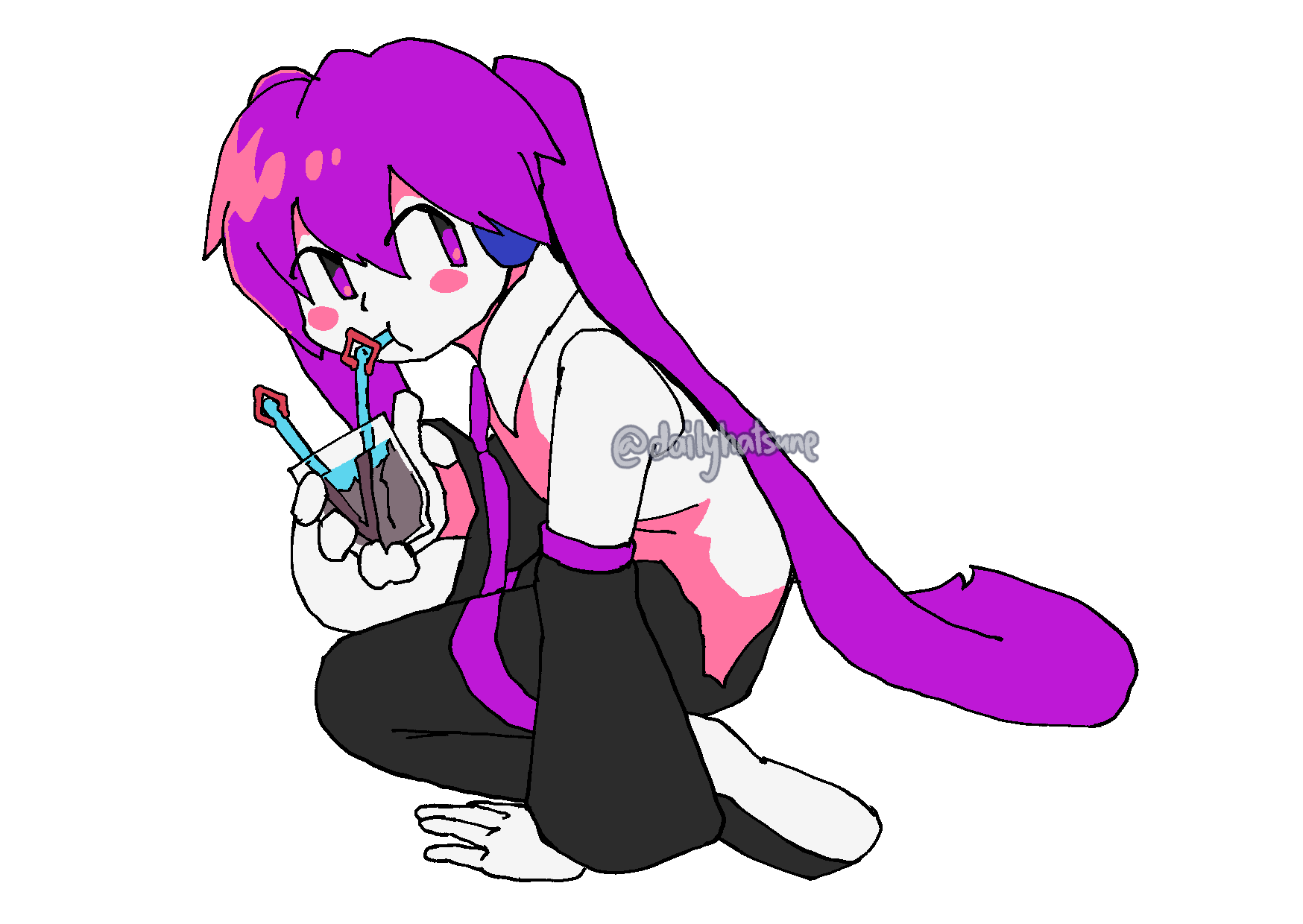 Hatsune Miku (Vocaloid) Rule 34 Image