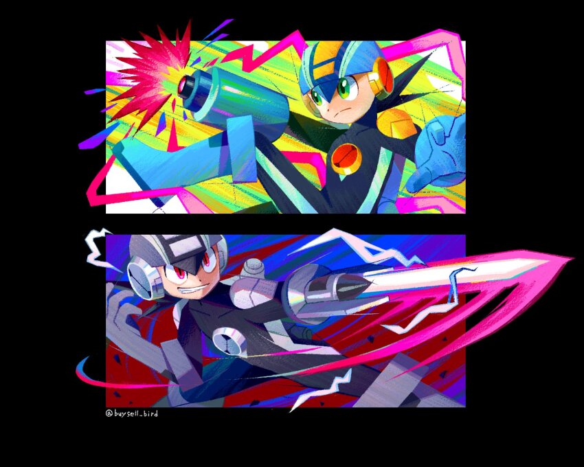Dark Megaman.Exe (Mega Man (Series)) Rule 34 Image