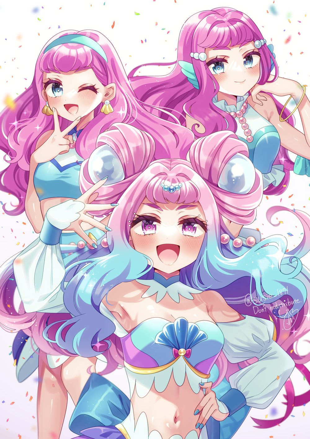 Cure La Mer (Precure) Rule 34 Image