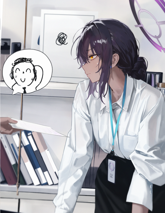Doodle Sensei (Blue Archive) Rule 34 Image