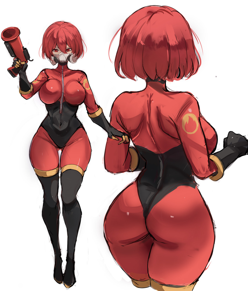 Red Pyro (Tf2) Rule 34 Image
