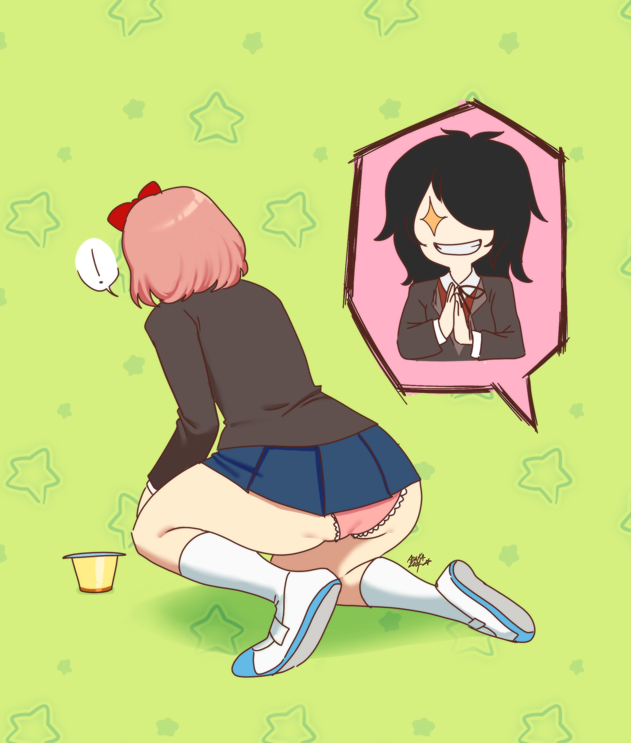 Kuroki Tomoko (Doki Doki Literature Club) Rule 34 Image