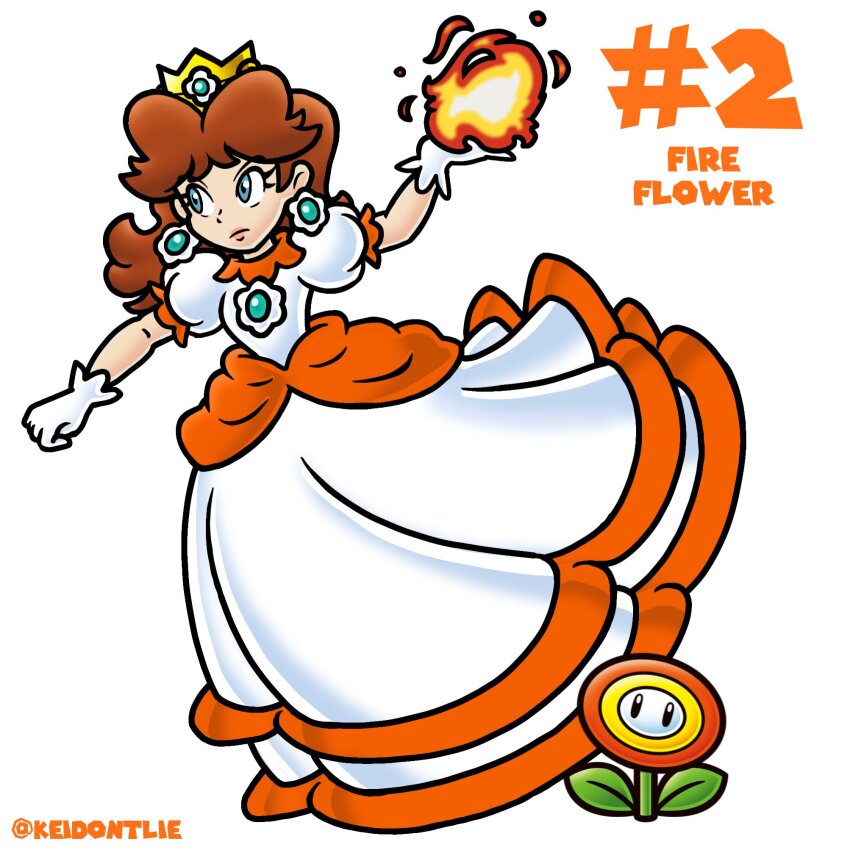 Fire Daisy (Mario (Series)) Rule 34 Image