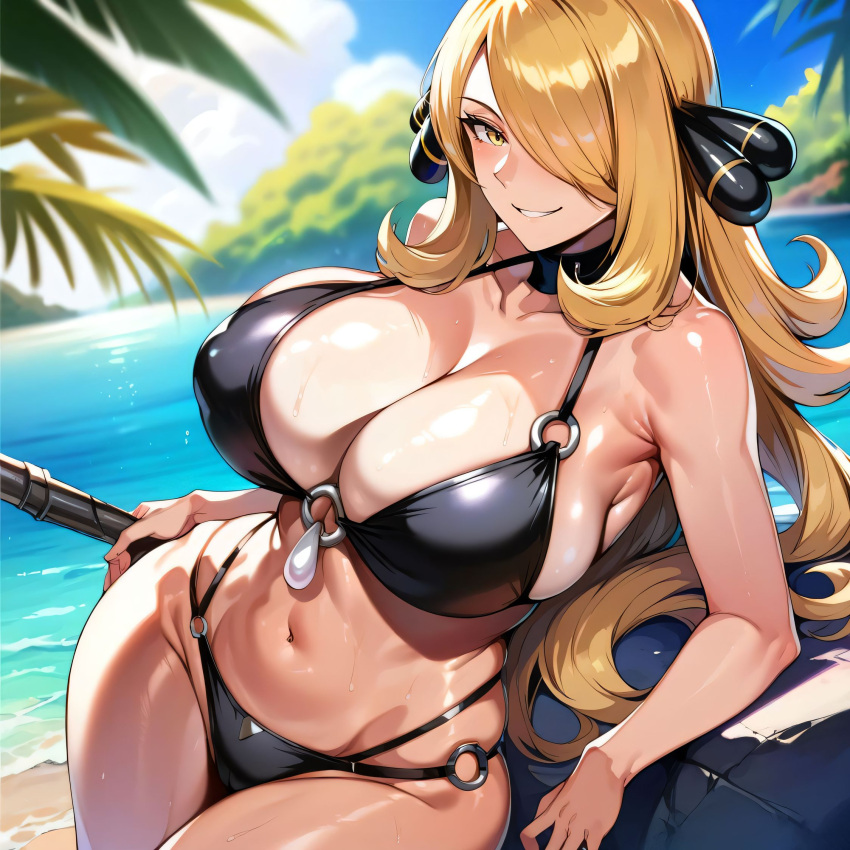 Cynthia (Pokemon) Rule 34 Image
