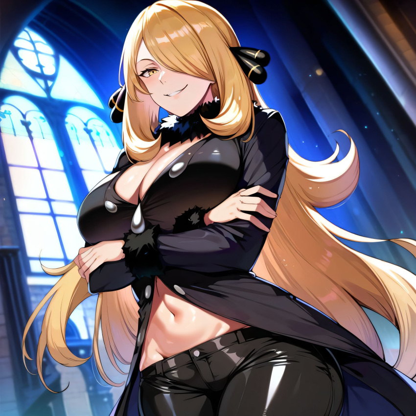 Cynthia (Pokemon) Rule 34 Image