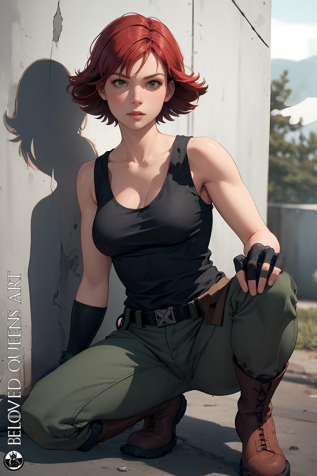 Meryl Silverburgh (Metal Gear) Rule 34 Image