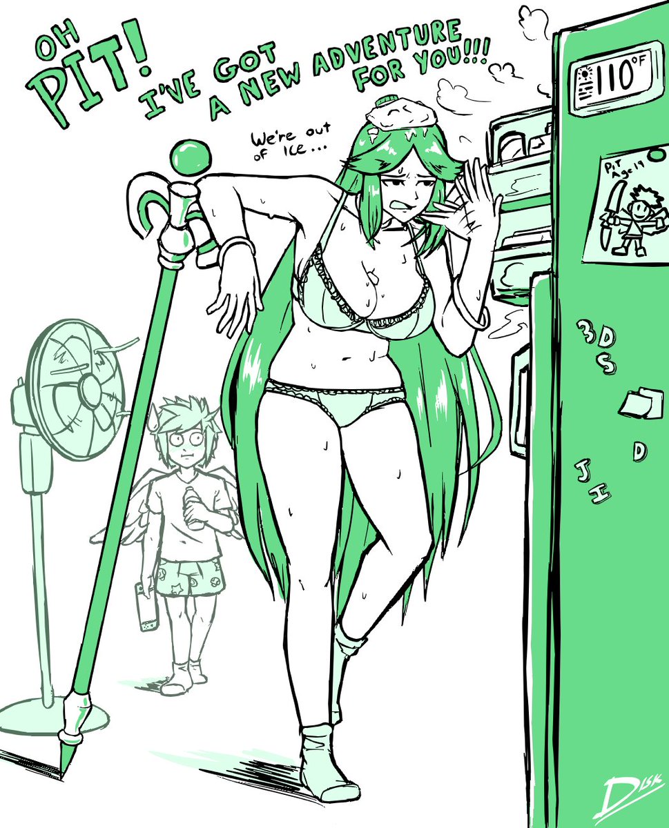 Palutena (Kid Icarus) Rule 34 Image