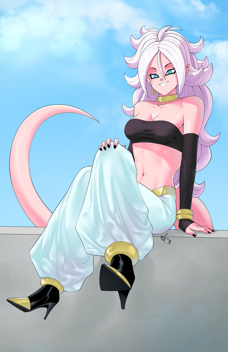 Android 21 (Dragon Ball) Rule 34 Image
