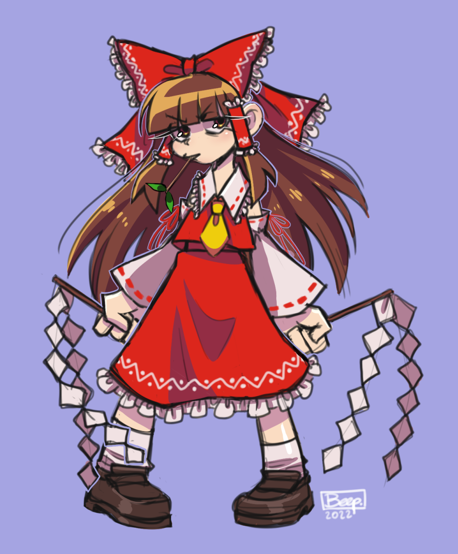 Hakurei Reimu (Touhou) Rule 34 Image
