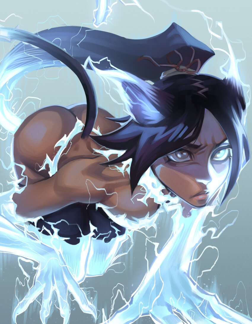 Shihouin Yoruichi (Bleach) Rule 34 Image