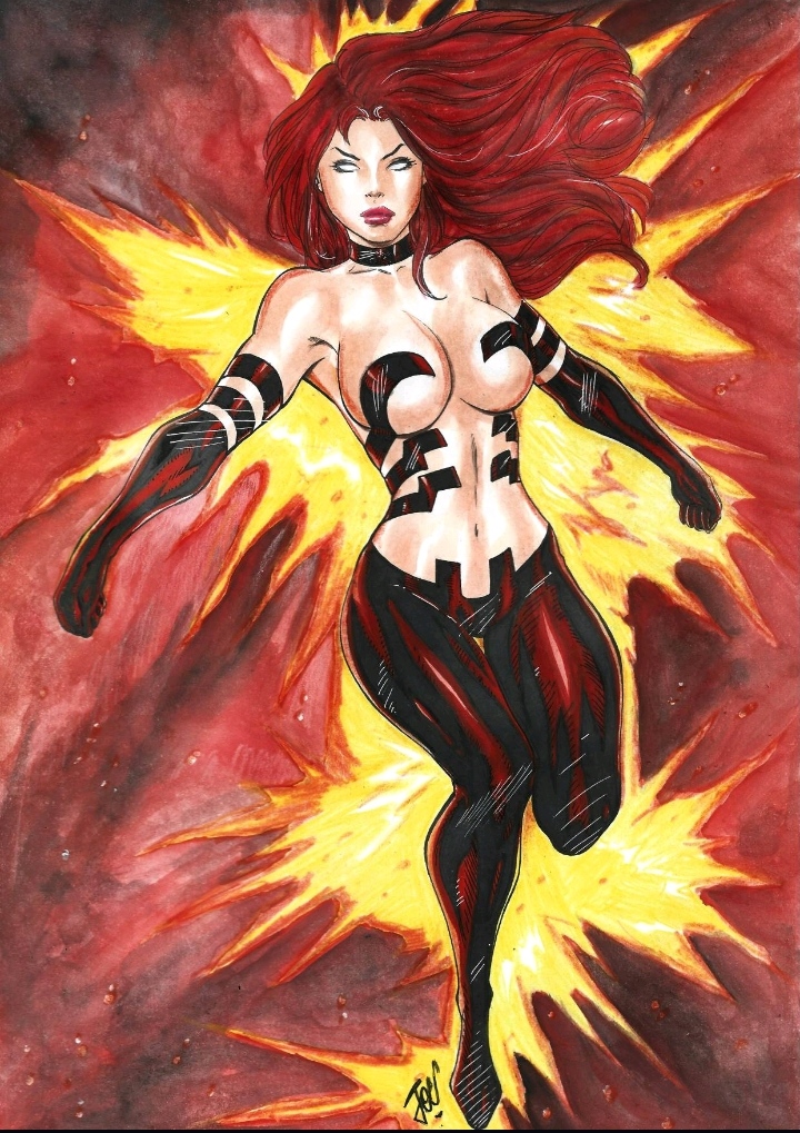 Dark Phoenix (Marvel) Rule 34 Image