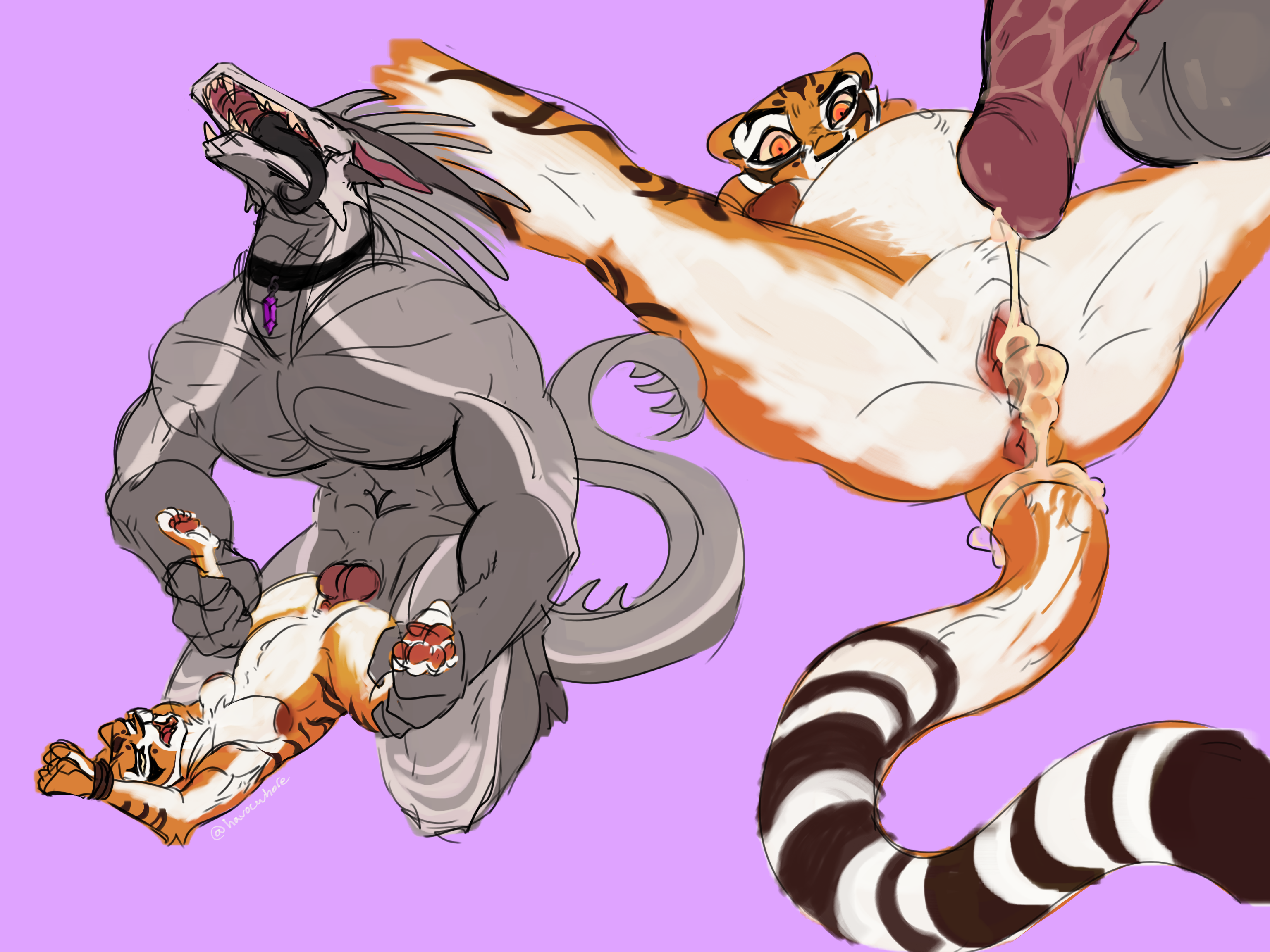 Master Tigress (Kung Fu Panda) Rule 34 Image