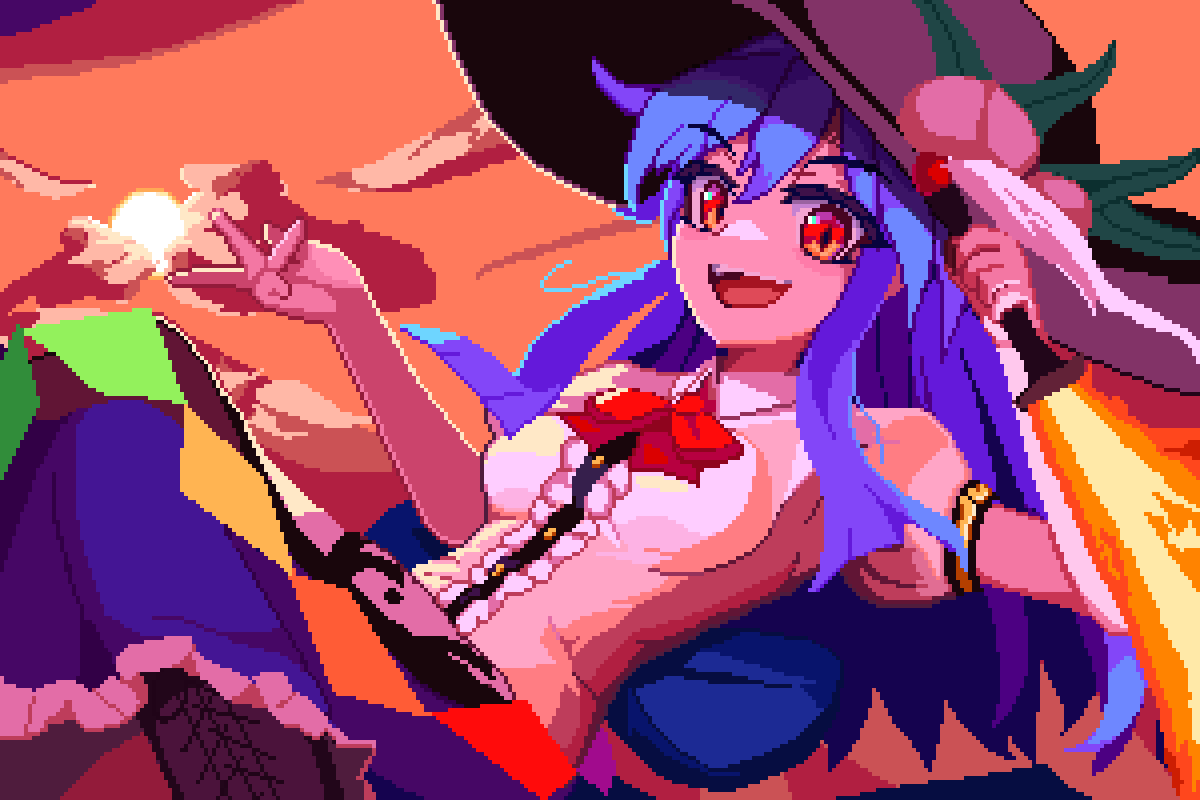 Hinanawi Tenshi (Touhou) Rule 34 Image