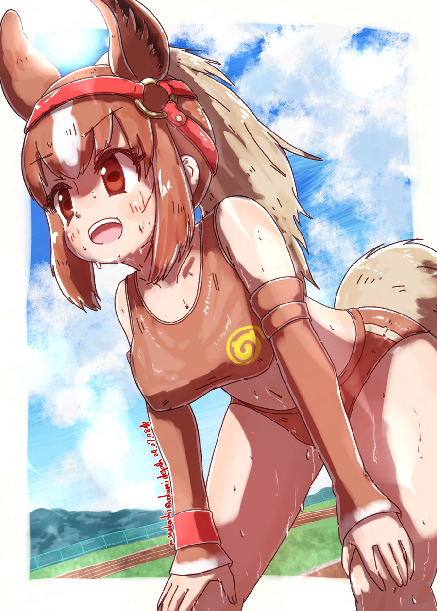 Chestnut Thoroughbred (Kemono Friends) Rule 34 Image
