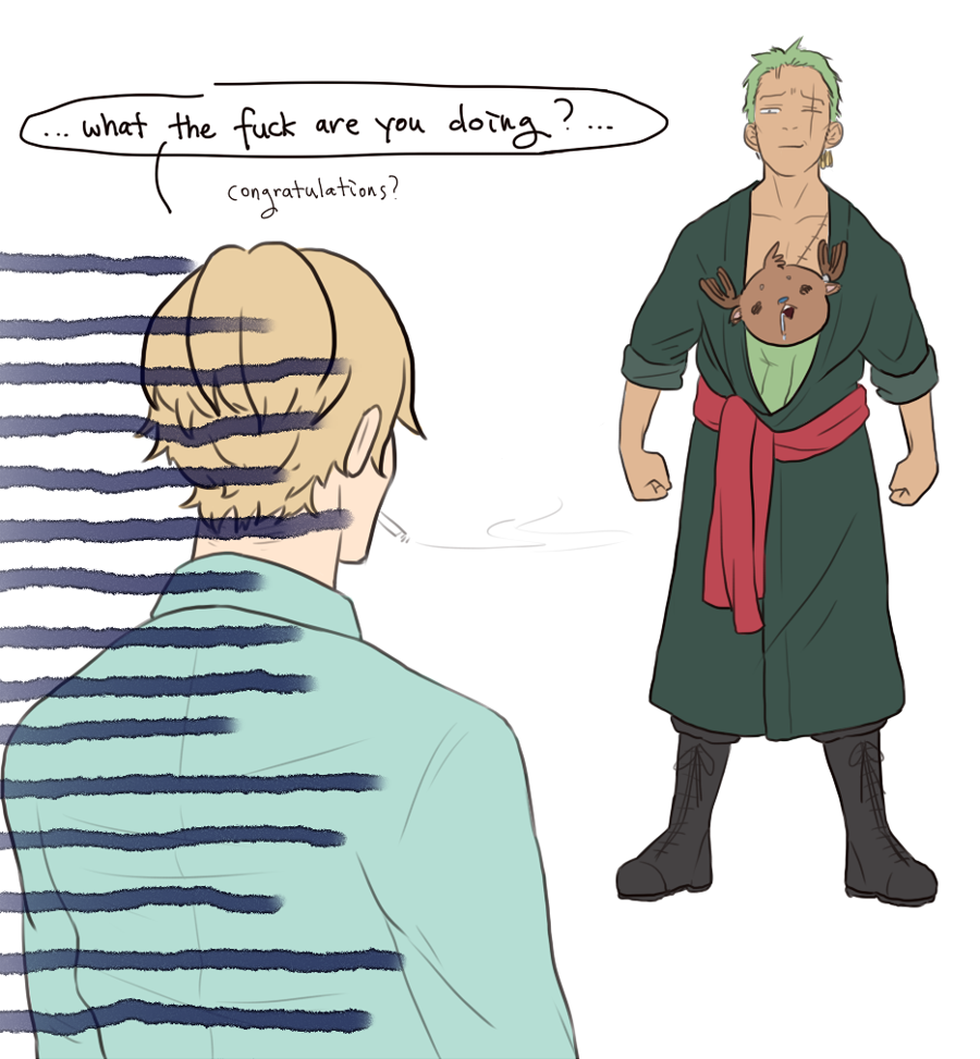 Roronoa Zoro (One Piece) Rule 34 Image