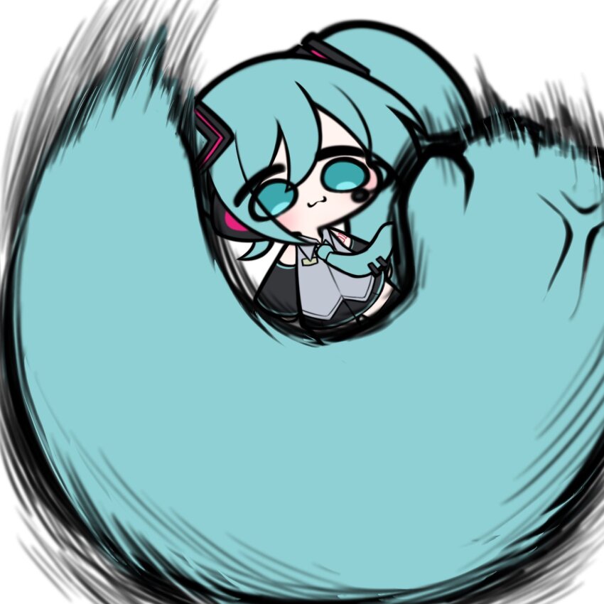 Hatsune Miku (Right-Hook Dog) Rule 34 Image