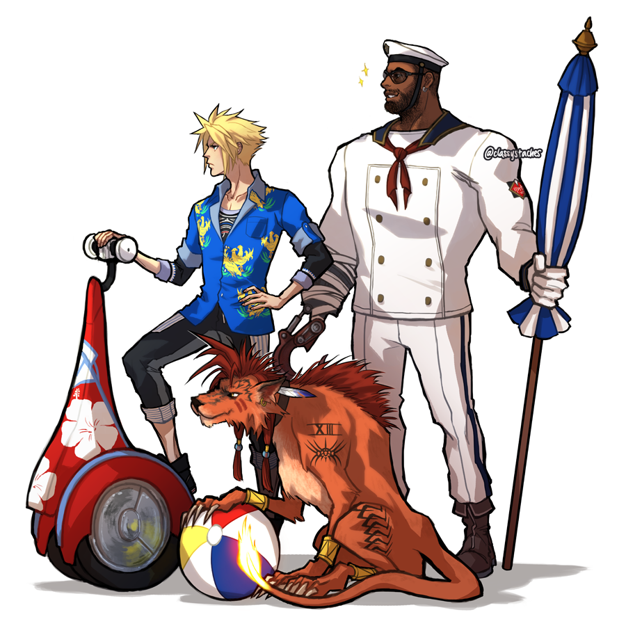 Barret Wallace (Final Fantasy) Rule 34 Image