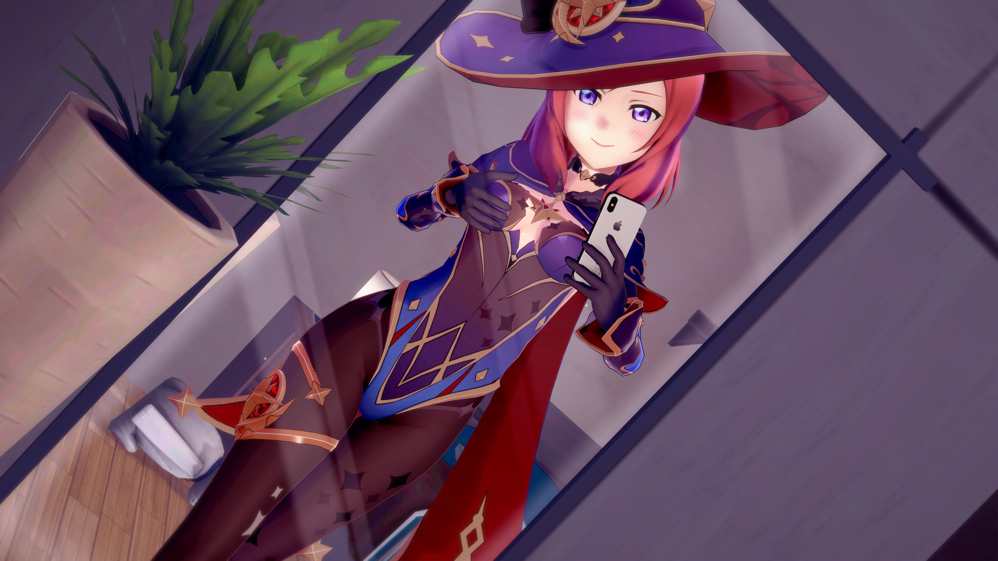 Mona (Genshin Impact) (Cosplay) Rule 34 Image