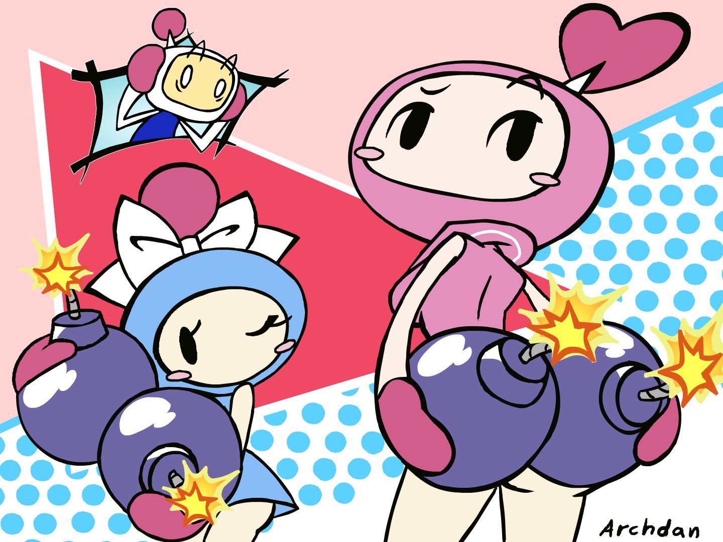 Pink Bomber (Aqua Bomber) Rule 34 Image