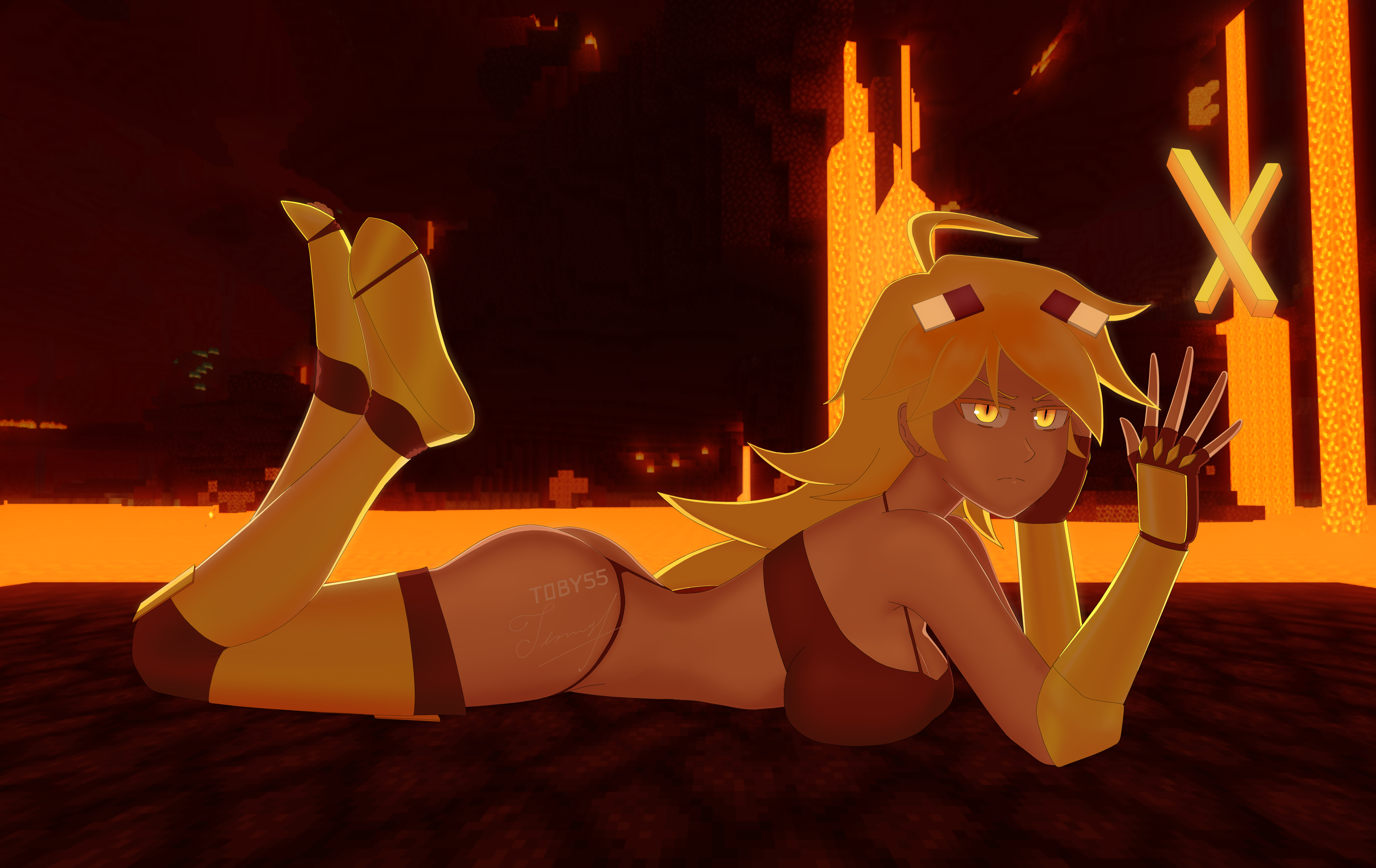 Blaze (Minecraft) Rule 34 Image