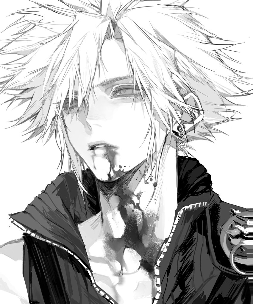 Cloud Strife (Fenrir (Final Fantasy)) Rule 34 Image