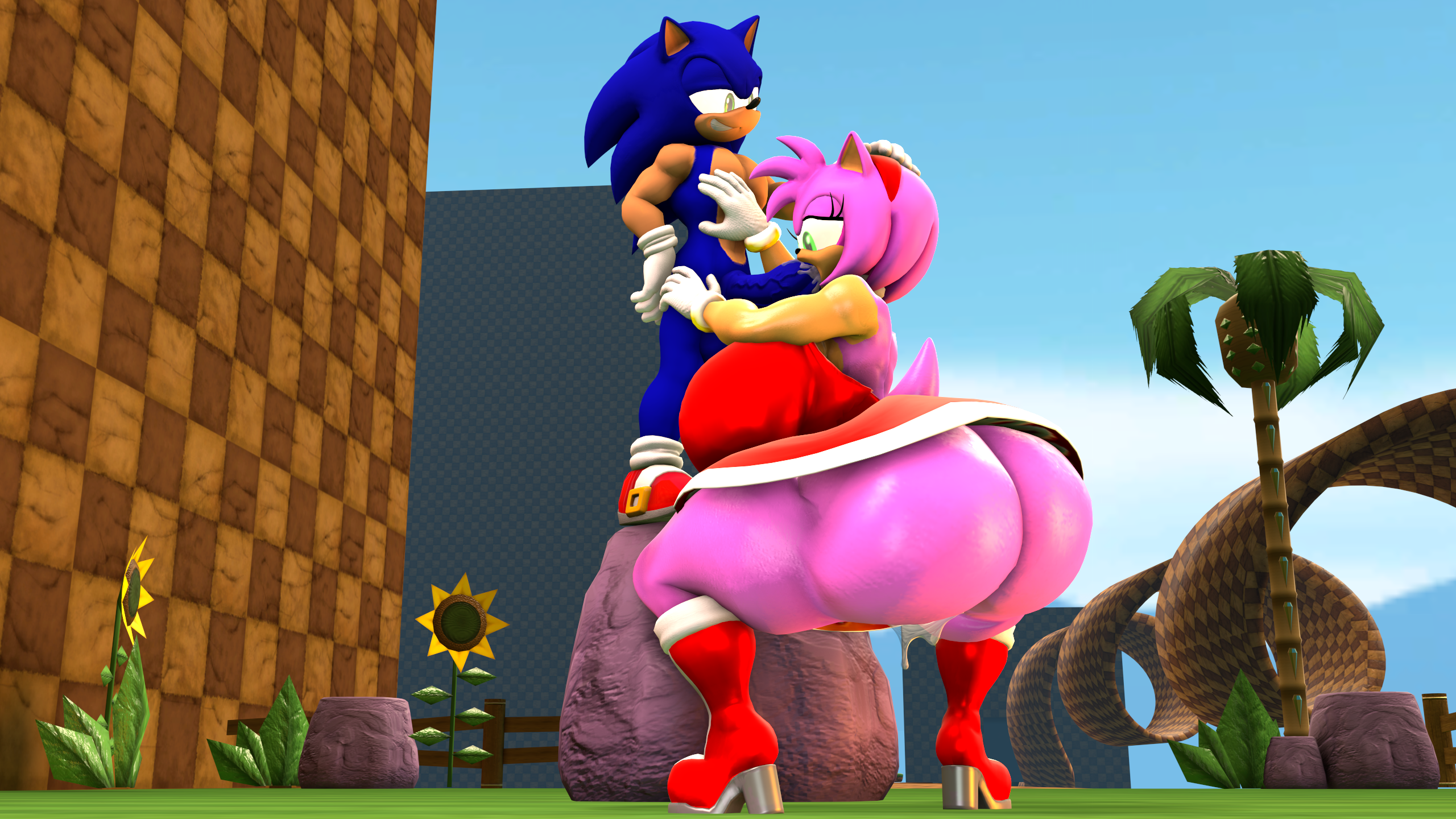 Amy Rose (Sega) Rule 34 Image