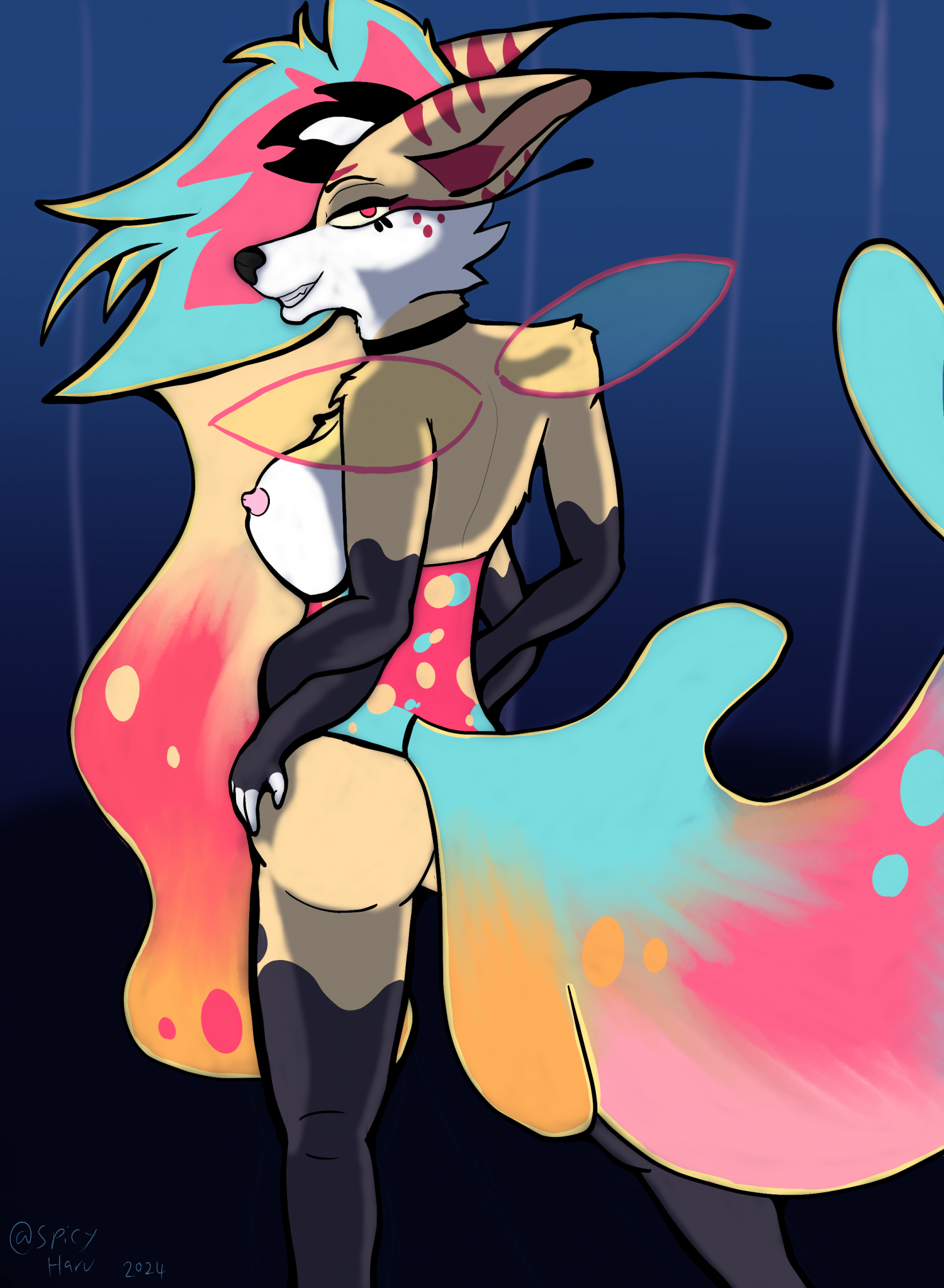 Queen Bee-Lzebub (Helluva Boss) Rule 34 Image