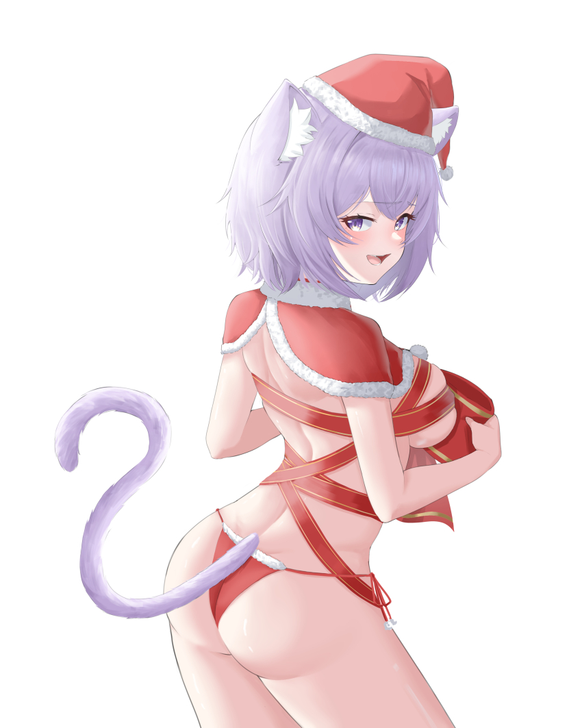 Nekomata Okayu (Christmas) Rule 34 Image