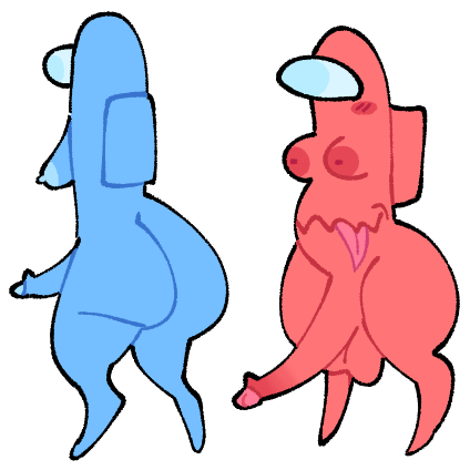Among Us Blue (Among Us) Rule 34 Image