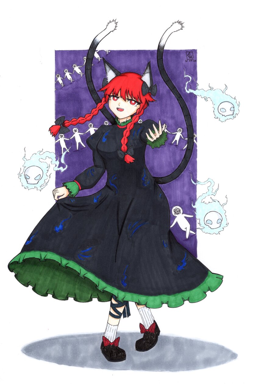 Kaenbyou Rin (Touhou) Rule 34 Image