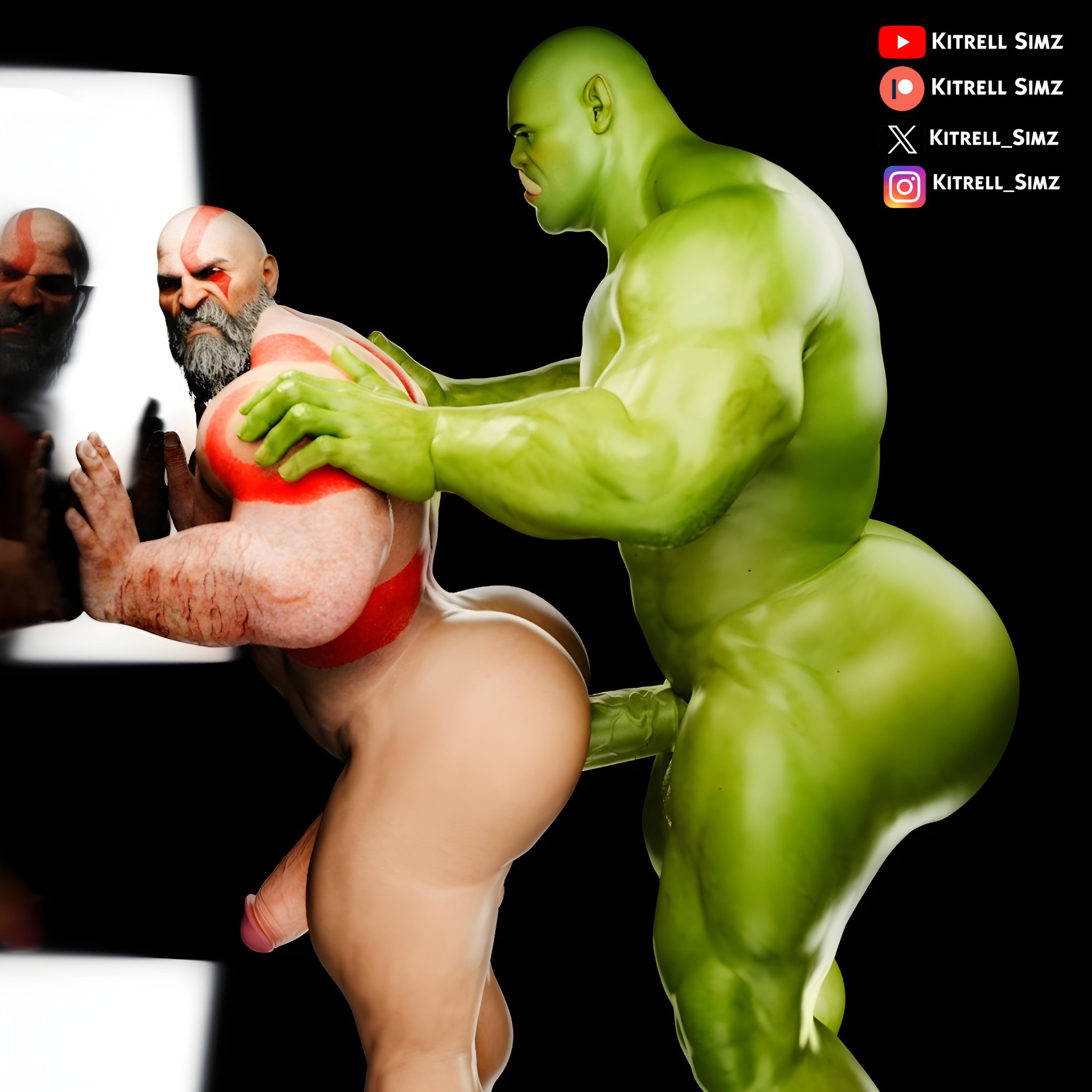 Kratos (God Of War) Rule 34 Image