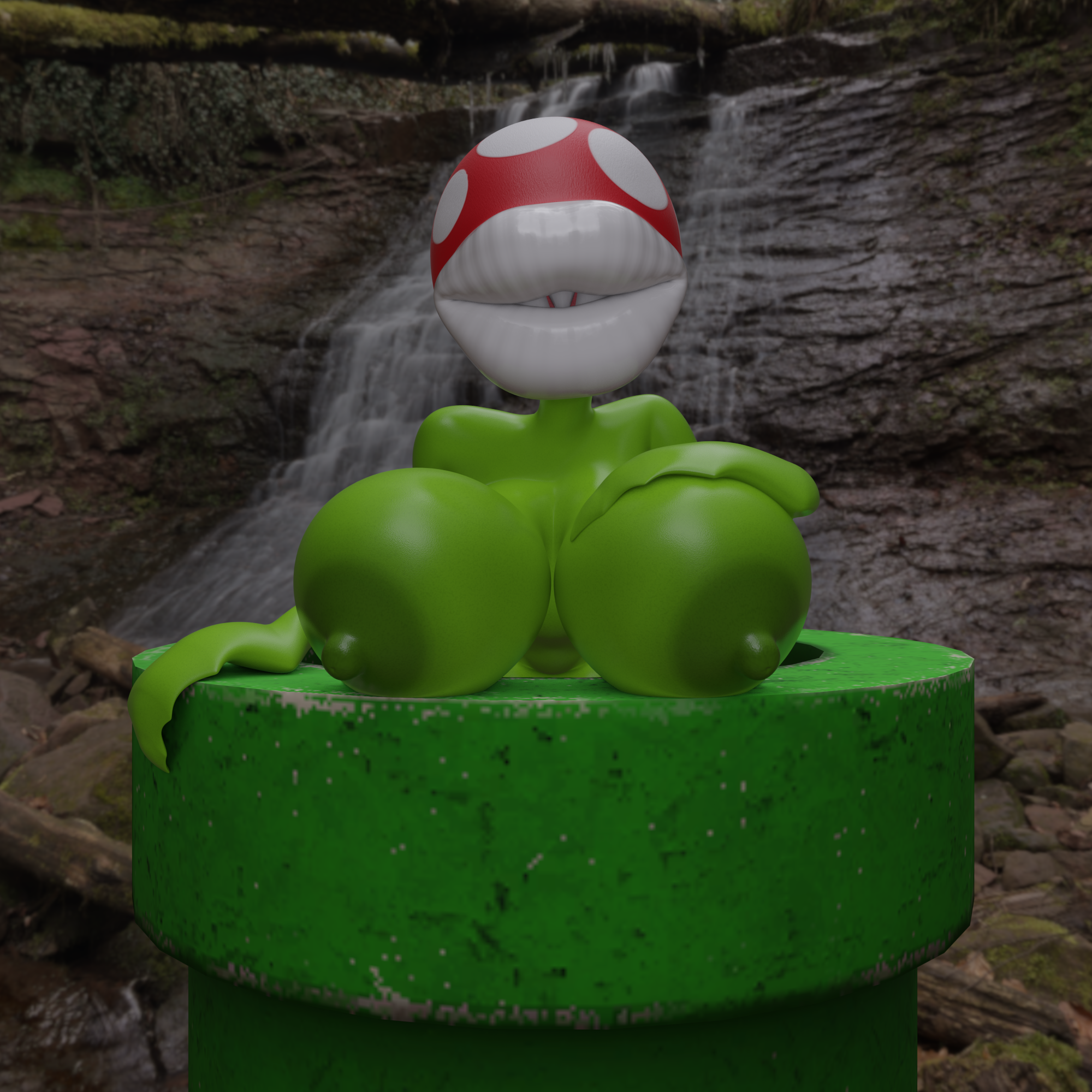 Piranha Plant (Mario (Series)) Rule 34 Image