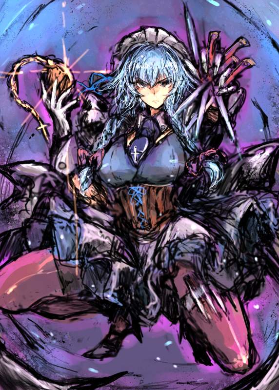 Izayoi Sakuya (Touhou) Rule 34 Image