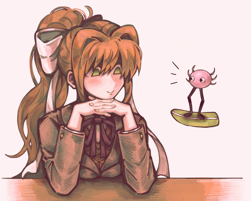 Monika (Doki Doki Literature Club) Rule 34 Image