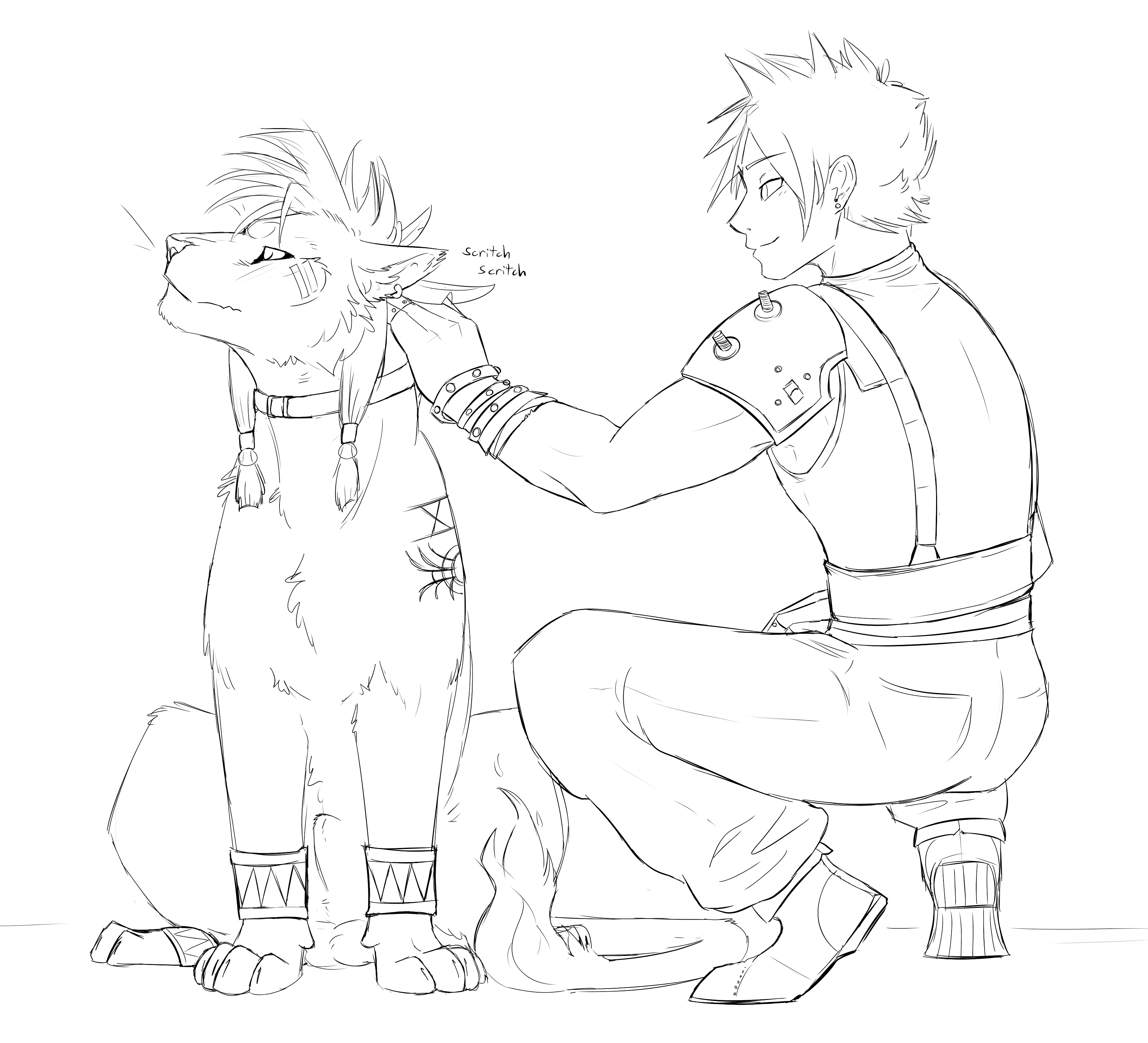 Cloud Strife (Final Fantasy) Rule 34 Image