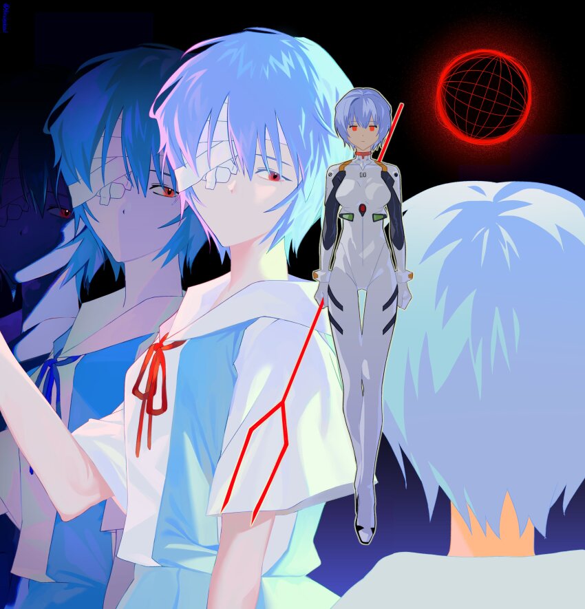 Ayanami Rei (Neon Genesis Evangelion) Rule 34 Image